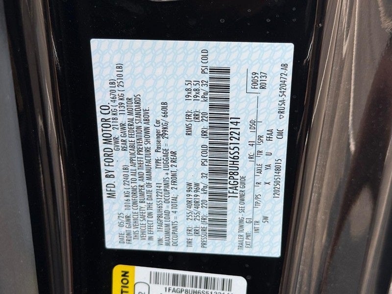 2025 Ford Mustang EcoBoost Premium