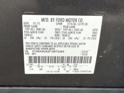 2015 Ford Explorer XLT