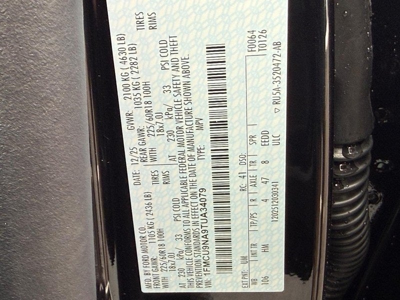 2026 Ford Escape ST-Line Select