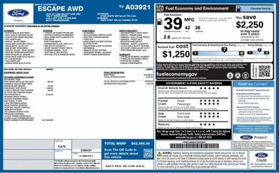 2026 Ford Escape Hybrid ST-Line Select
