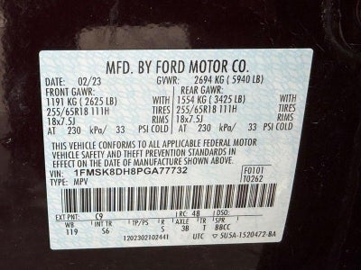 2023 Ford Explorer XLT Certified Near Janesville