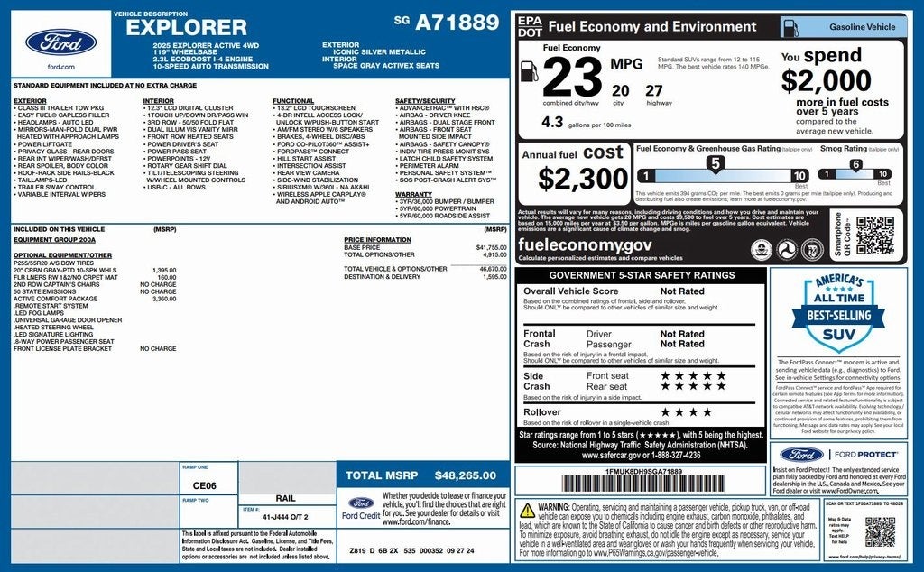 2025 Ford Explorer Active