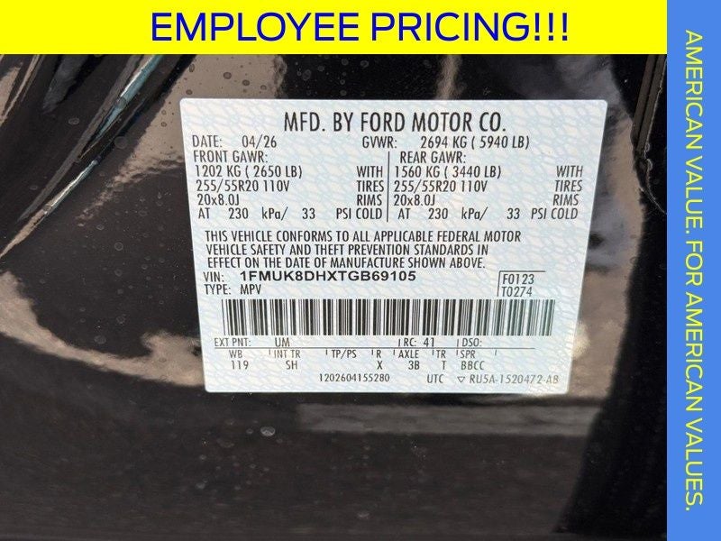 2026 Ford Explorer Active Comfort Pack