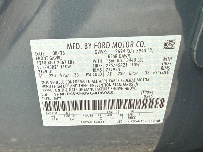 2027 Ford Explorer ST-Line