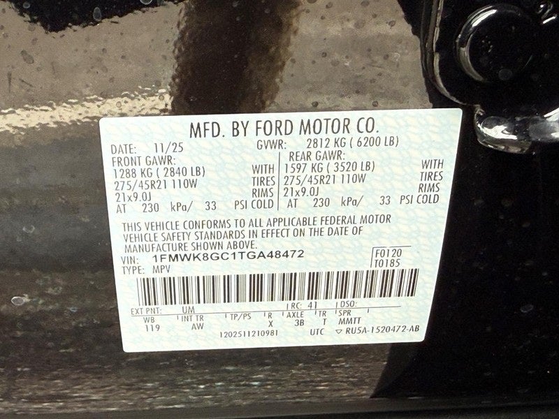 2026 Ford Explorer ST Sun and Sound Pack