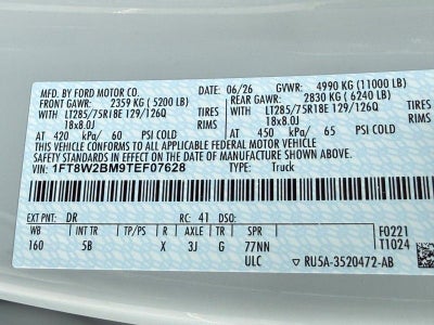 2026 Ford F-250SD Lariat