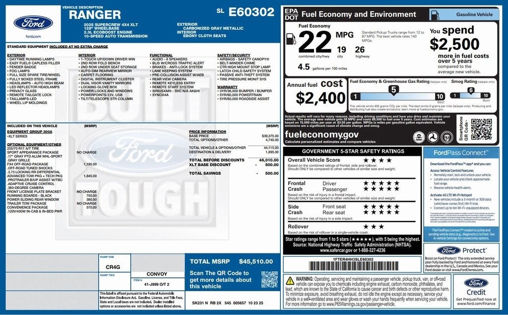 2025 Ford Ranger XLT