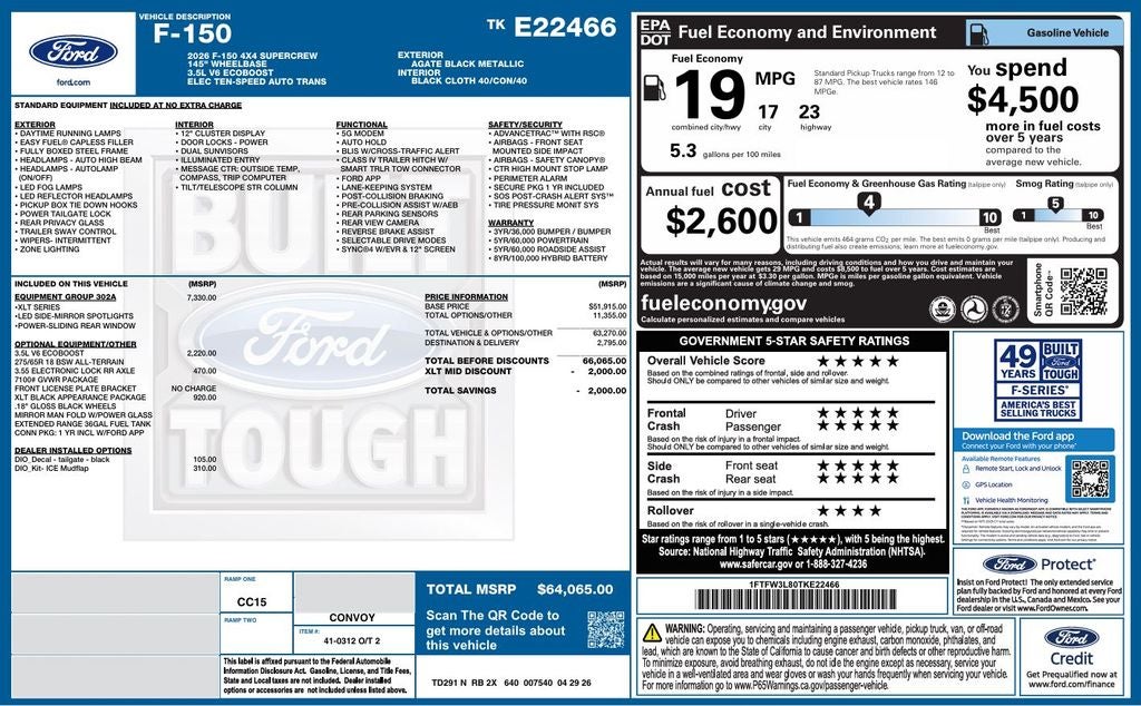 2026 Ford F-150 XLT