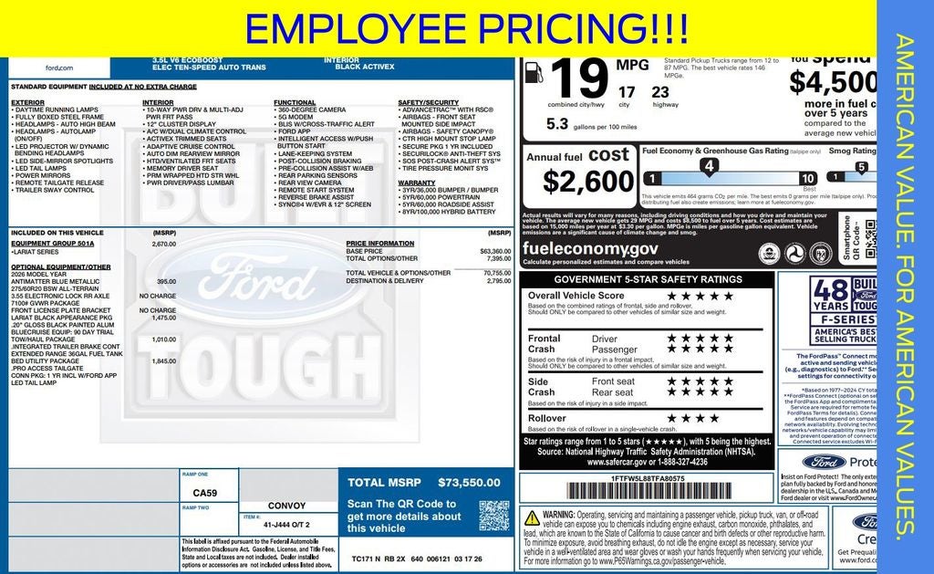 2026 Ford F-150 Lariat