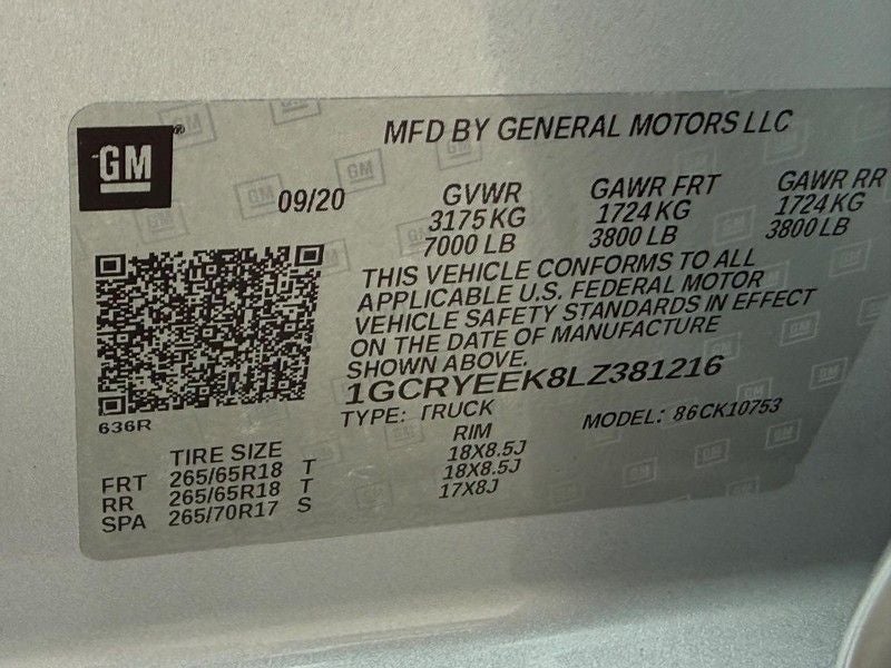 2020 Chevrolet Silverado 1500 RST Certified Near Milwaukee
