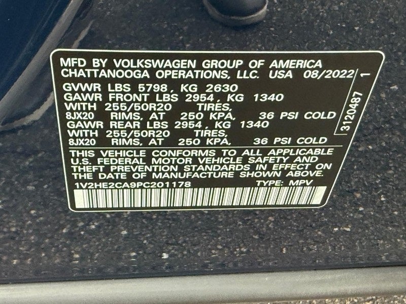 2023 Volkswagen Atlas Cross Sport 3.6L V6 SE w/Technology CERTIFIED NEAR Waukesha