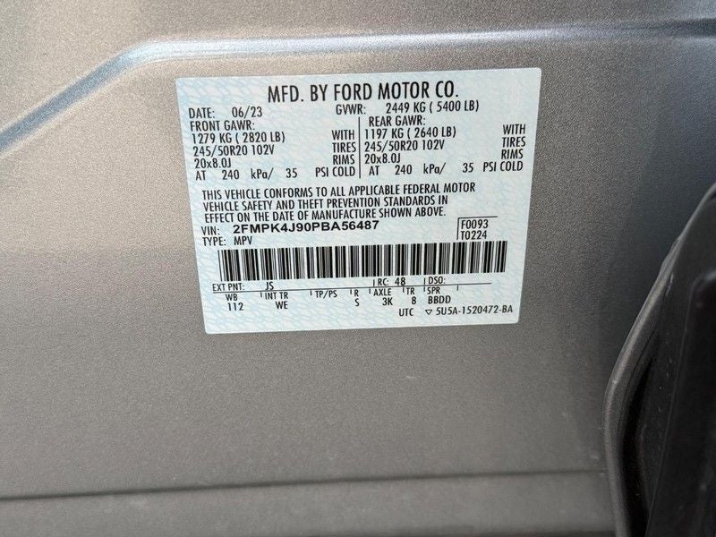 2023 Ford Edge ST Line ST LINE AWD CERTIFIED