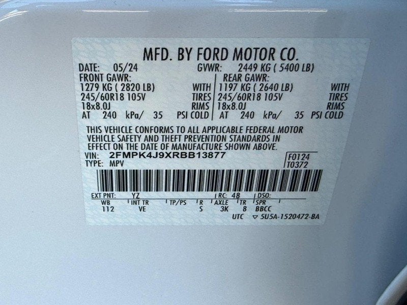 2024 Ford Edge SEL Certified Near Madison