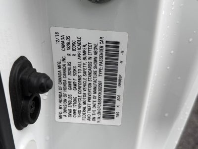 2019 Honda Civic Sport