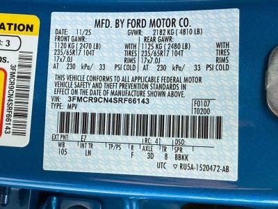 2025 Ford Bronco Sport Outer Banks