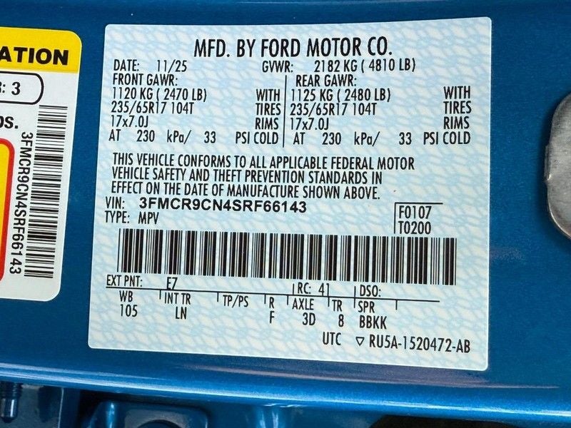 2025 Ford Bronco Sport Outer Banks