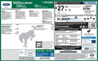 2026 Ford Bronco Sport Outer Banks