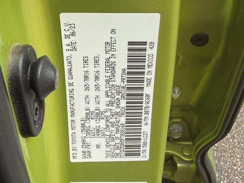 2023 Toyota Tacoma TRD Off-Road V6 Certified Near Madison