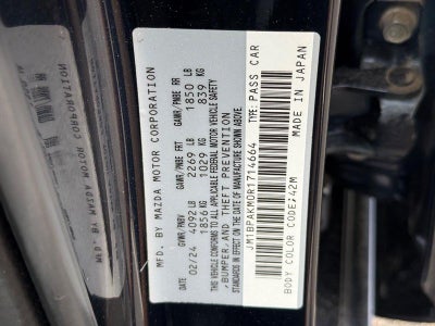 2024 Mazda Mazda3 2.5 S Select Sport Certified Hatchback Near Madison