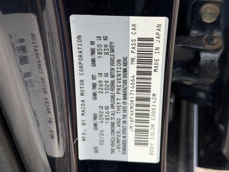 2024 Mazda Mazda3 2.5 S Select Sport Certified Hatchback Near Madison