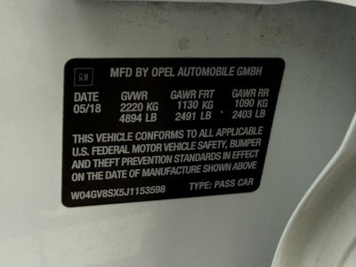 2018 Buick Regal TourX Essence TourX All Wheel Drive