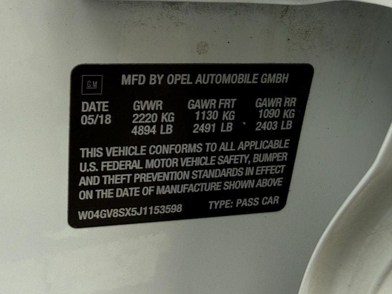 2018 Buick Regal TourX Essence TourX All Wheel Drive